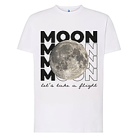 Футболка жіноча "Moon" Білий, XS