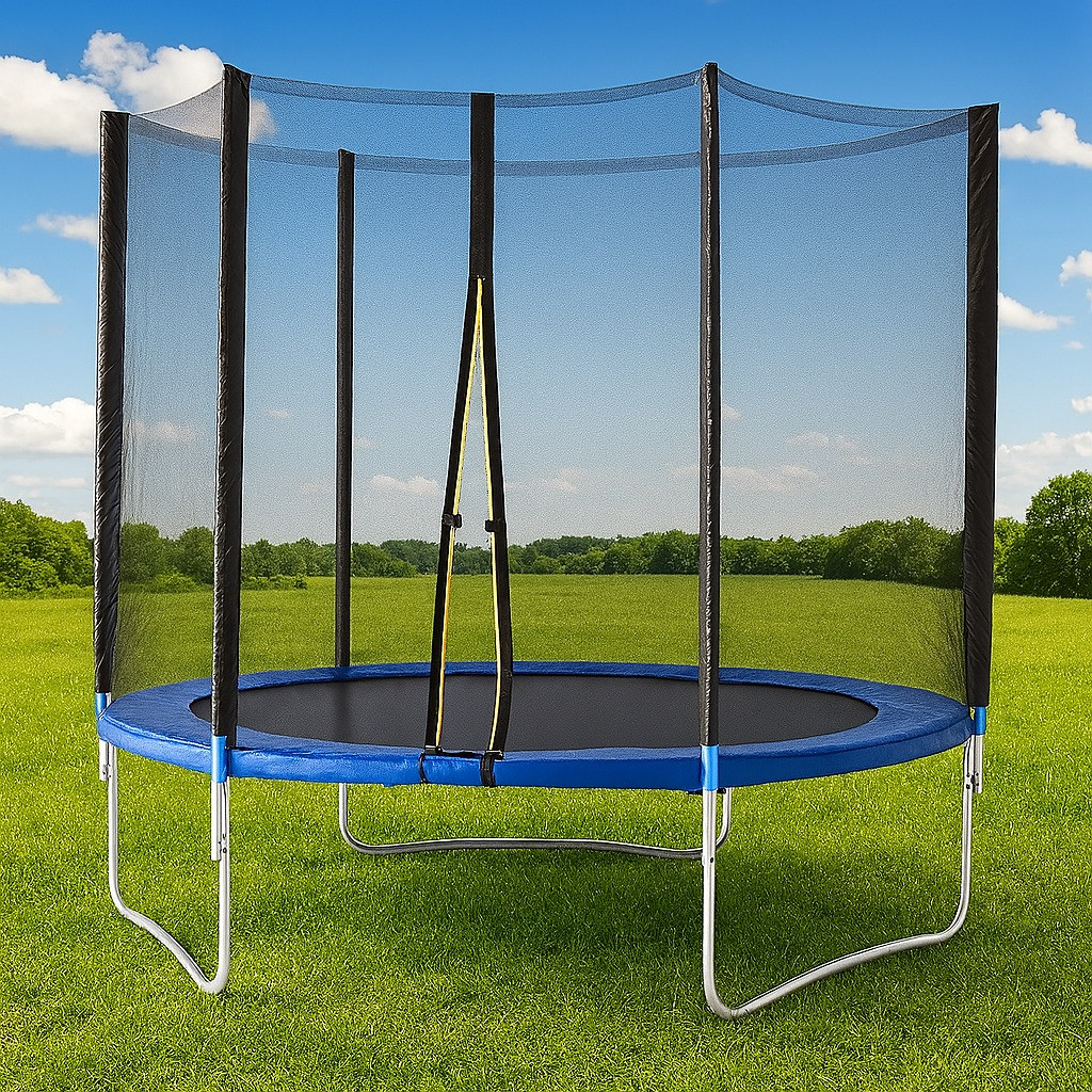 Батут дитячий 312 см стрибковий FunHit  + захисна сітка, фото 1