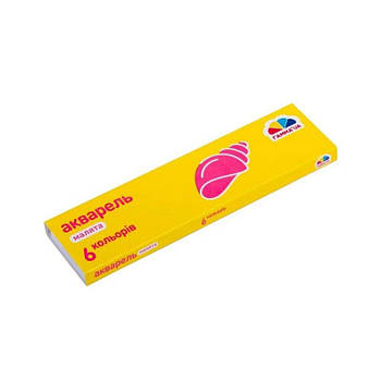 Акварель, 6 кольорів, "Малюки" 100101 G-Rich