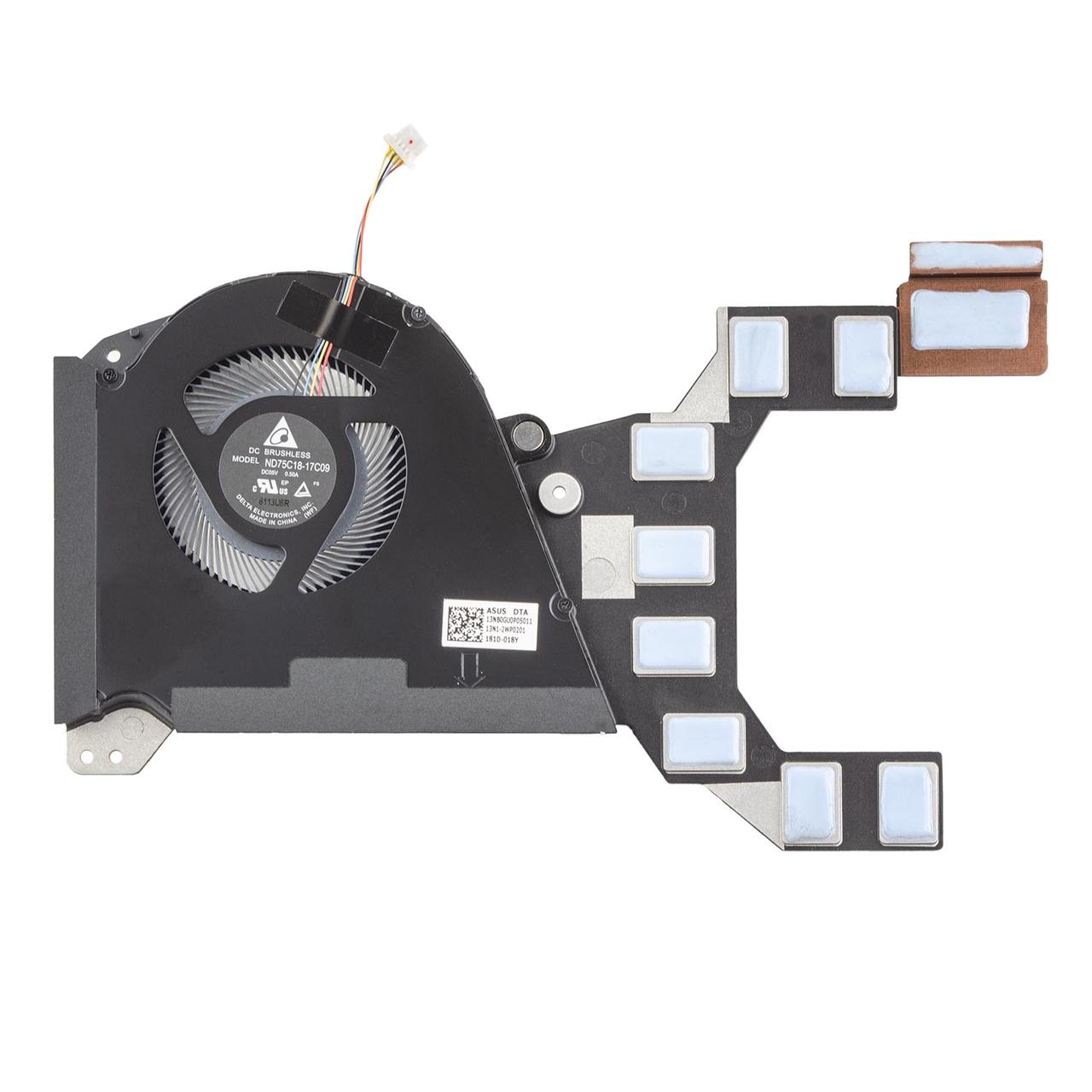 Вентилятор для Asus ROG Zephyrus GX501VIK GX501VSK, (GPU fan, 13NB0GU0P05011, ND75C18-17C09, Original), фото 1