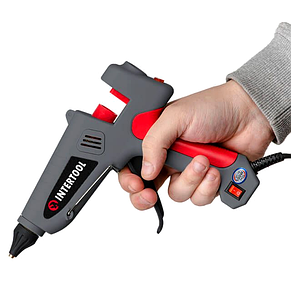 Пістолет клейовий 100-300Вт 10.8-11.5 мм INTERTOOL RT-1106, фото 3