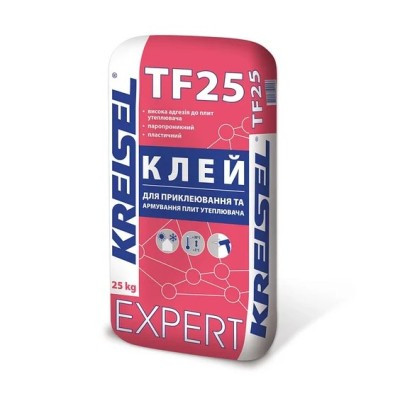 Клей для утеплювача Kreisel TF25 EXPERT (приклеювання і армування) (25 кг), фото 1