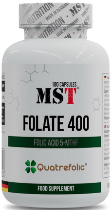 Фолієва кислота MST Folate 400 mg 180 капс, фото 1