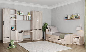 Стильні модульні меблі в дитячу підліткову кімнату спальню для дівчинки хлопчика Лілу Мебель Стар