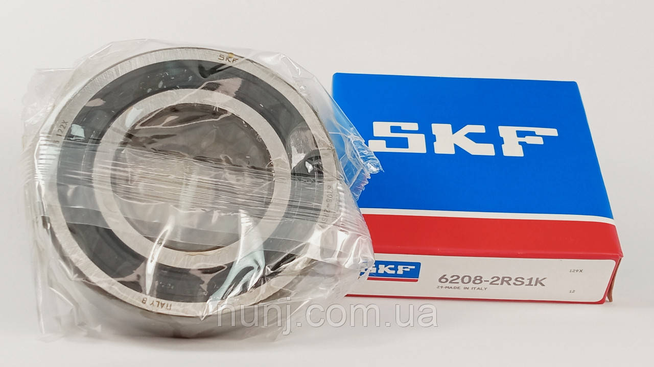 Підшипник 6208K-2RS SKF (180208К) розміри: 40*80*18 кульковий радіальний закритий, фото 1