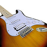 Електрогітара J8 ST42R / O3TS + ключі + кабель, фото 2