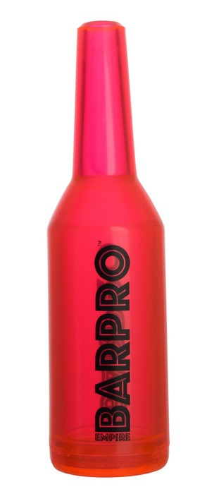 Пляшка для флейрингу малинового кольору H 30 см BARPRO ( шт ) Оновлення!
