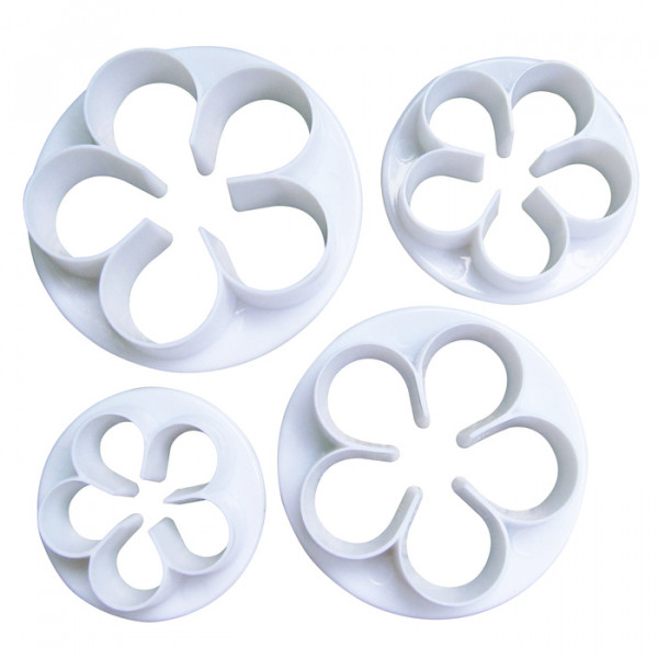 Набір пластикових вирубок Троянда ( 4 шт ) Розпродаж!