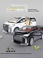 Модель авто 1/32 автомобіль Toyota Alphard. Таксі Інерційна. Якість!