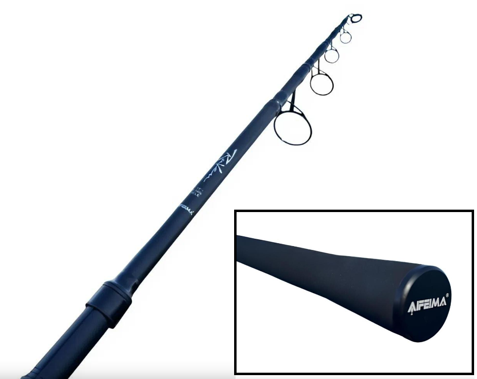Удилище карпове Feima Raven 3.5Lb карбон, кільце 50 мм карповик 3,60 м телескоп, фото 1