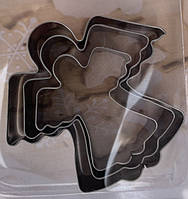 Набір вирубок з нержавіючої сталі Янгол ( 3 шт ) Розпродаж!