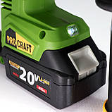 Акумуляторний безщітковий перфоратор Procraft PHA40 (2.6 Дж, 2 АКБ 20В на 4 Ач та ЗП, в кейсі) Прокрафт PHA40, фото 6