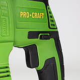 Акумуляторний безщітковий перфоратор Procraft PHA40 (2.6 Дж, 2 АКБ 20В на 4 Ач та ЗП, в кейсі) Прокрафт PHA40, фото 5