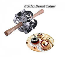 Ніж вирубка для 6 – х пончиків з нержавіючої сталі Дорі ( шт ) Тренд!