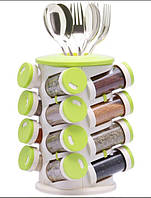 Органайзер – карусель для спецій на 16 ємностей Грін ( шт ) Ціна дня!