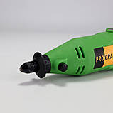 Гравірувальна машина Procraft PG400 (130 Вт) з насадками в кейсі + патрон. Гравер Прокрафт PG-400, фото 4