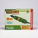 Гравірувальна машина Procraft PG400 (130 Вт) з насадками в кейсі + патрон. Гравер Прокрафт PG-400, фото 9