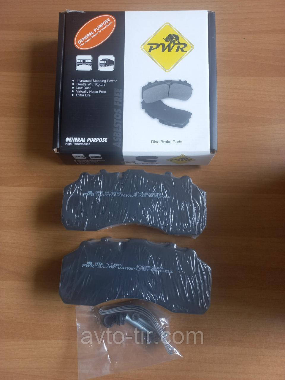 Колодки гальмівні MB, MAN, DAF, SCANIA, BPW, IVECO,SAF 29087/29059/29061/29108 30,0, фото 1