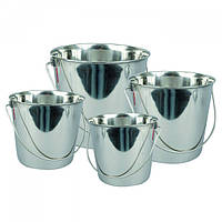 Набір відер з нержавіючої сталі Стандарт V 5,5 / 7,5 / 11 / 14 л ( 4 шт) Розпродаж!