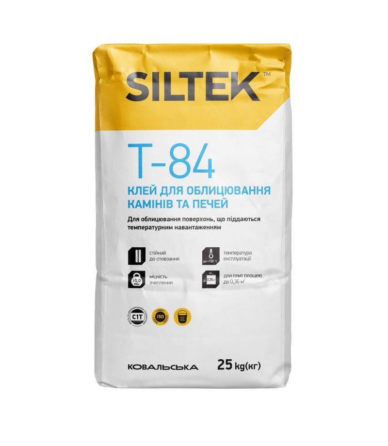 Клей для облицювання камінів та печей Siltek T-84 25 кг, фото 1