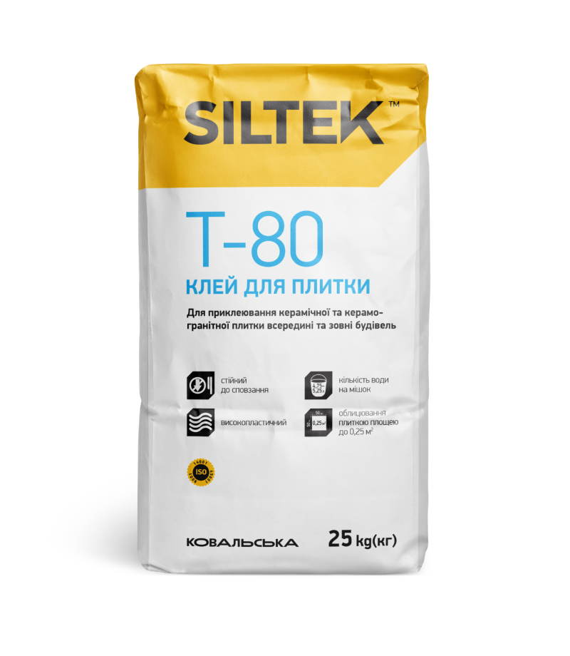 Siltek T-80 Клей для плитки 25 кг, фото 1