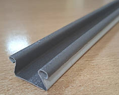 Профіль Зіг-заг без пружини для кріплення тепличної плівки, товщина 0,5 мм.