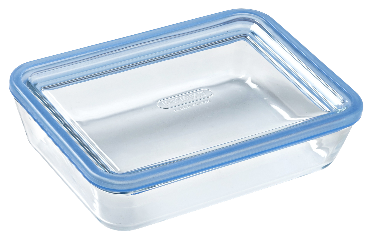 Форма з кришкою Pyrex Pure Glass, 19x14x5 см (0.8 л), фото 1
