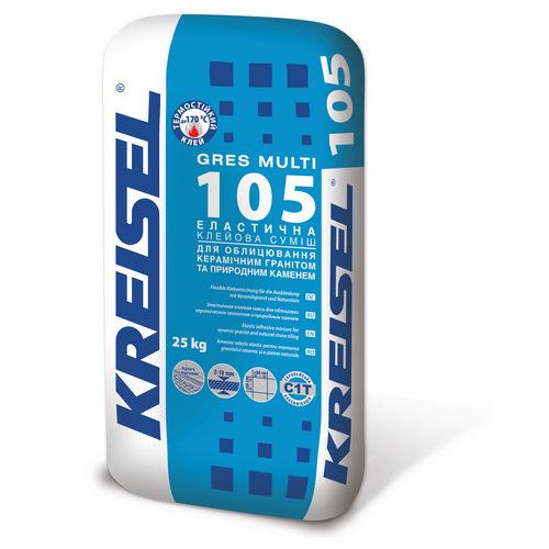 Клей для керамограніту Kreisel 105 Gres Multi (25 кг), фото 1