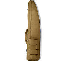 Сумка чохол для зброї 118 см рюкзак збройовий пісочний койот