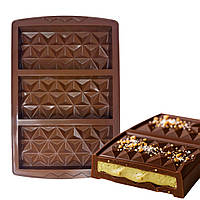 Форма силіконова для шоколаду Дубайський шоколад 9