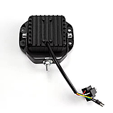 Led фара ближнього та далекого світла з функцією ДХО та повороту 40w 12-36v (122*92*53 мм), фото 3