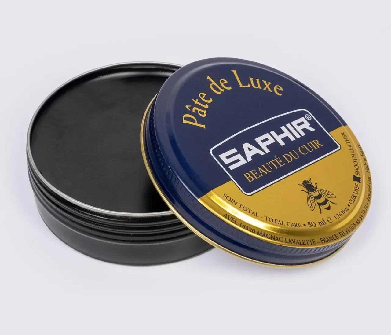 Віск для взуття Saphir Pate De Luxe кол. чорний (03) 50 мл (0002)