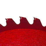 Ніж для мотокоси/тримера з твердосплавними напайками ø255*25.4*1.35 мм, 40T, HRC 82-86, 3 підрізні лопаті, riven, фото 2