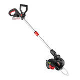 Тример акумуляторний 20 В, 7500 об/хв 300 мм, котушка, без ЗП та АКБ, STORM Акумуляторна коса riven, фото 2