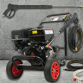 Потужна бензинова мийка високого тиску з латунною помпою Profter G-200A (200бар 15л/хв)