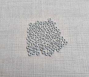 Гайка шестигранна М3, оцинкована, DIN 934, 100 шт, фото 2