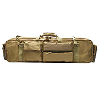 Сумка чохол для зброї M249 100 см рюкзак збройовий койот пісочний