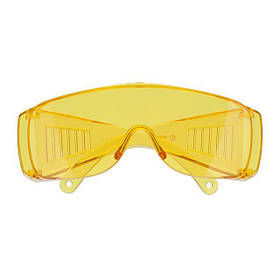 Окуляри захисні жовті, матеріал лінз - полікарбонат, матеріал дужок - полікарбонат, захист від удару, оптичний riven