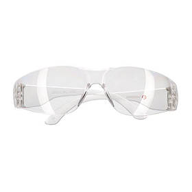 Окуляри захисні прозорі, матеріал лінз - полікарбонат, матеріал завушників - полікарбонат, захист від удару riven