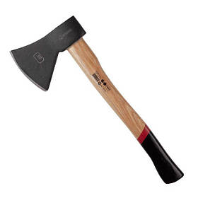 Сокира 1000 г, ручка пекан INTERTOOL HT-0258 Сокира сталь riven