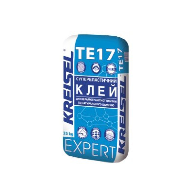 Клей для плитки та каменю Kreisel TE-17 Expert високоеластичний (25 кг), фото 1