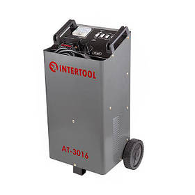 Пуско-зарядний пристрій АТ-3016,Пускозарядний пристрій 12 В - 24 В, 300 А, 1.2 кВт INTERTOOL, Універсальна зарядка riven