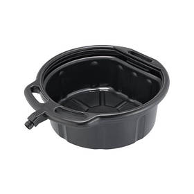 Піддон для зливу мастила 16 л INTERTOOL AT-3083, Піддон пластиковий для масла, Піддон для зміни масла riven