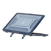 Накладка TPU+PC Hex Shield for MacBook Air 13" 2025/2024/2022 (M4 A3240/M2 A2681/M3 A3113) Колір Dark blue