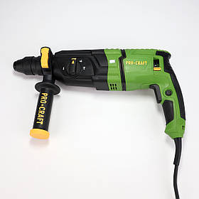 Перфоратор Procraft BH1100DFR (900 Вт, 3.2 Дж, SDS PLUS) у кейсі. Перфоратор Прокрафт BH-1100 DFR