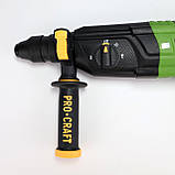 Перфоратор Procraft BH1100DFR (900 Вт, 3.2 Дж, SDS PLUS) у кейсі. Перфоратор Прокрафт BH-1100 DFR, фото 3
