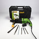 Перфоратор Procraft BH1100DFR (900 Вт, 3.2 Дж, SDS PLUS) у кейсі. Перфоратор Прокрафт BH-1100 DFR, фото 6
