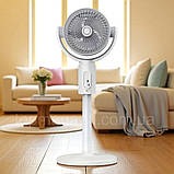 Підлоговий вентилятор Midsummer 10 Вт телескопічний вентилятор з USB-живленням та дистанційним керуванням, фото 6