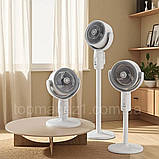 Підлоговий вентилятор Midsummer 10 Вт телескопічний вентилятор з USB-живленням та дистанційним керуванням, фото 2