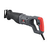 Сабельна пила 710Вт, 0-2800об/хв, макс. різ 115мм, хід пилки 20мм INTERTOOL DT-0400, Електрична пила riven, фото 3